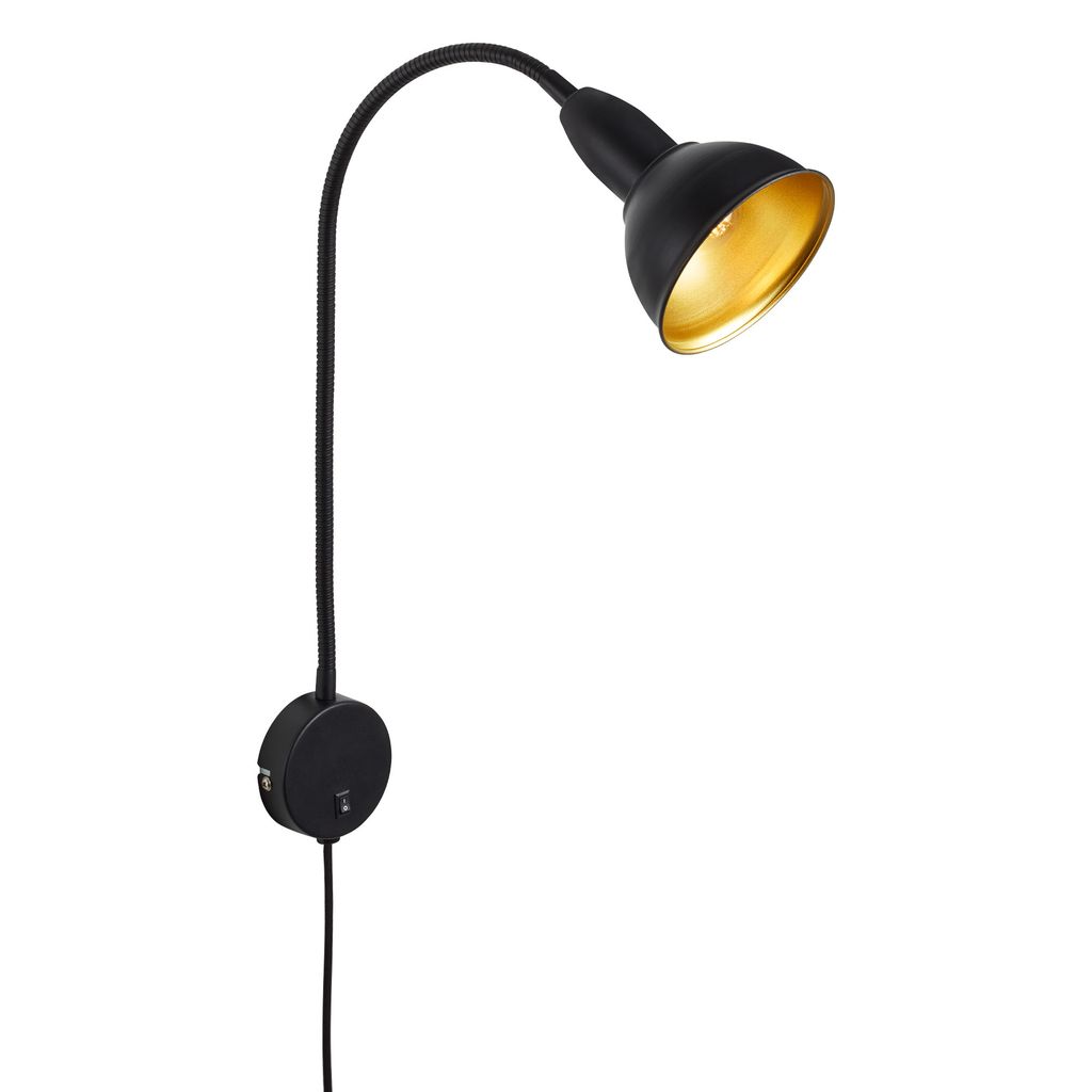 Lampe spot Ø 8 cm 1x exkl. E14 25W noir